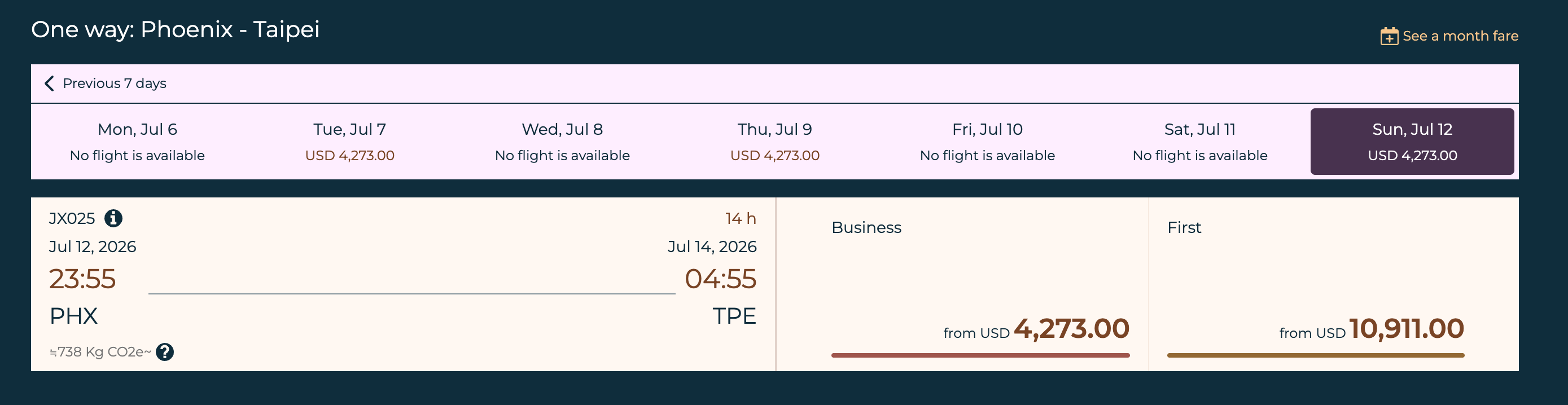 starlux booking